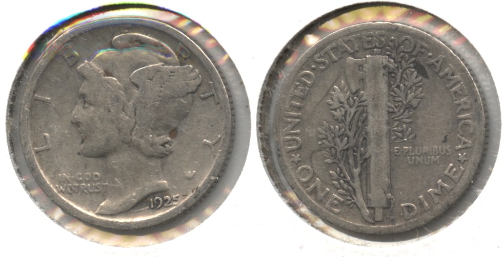 1925 Mercury Dime Good-4 #q