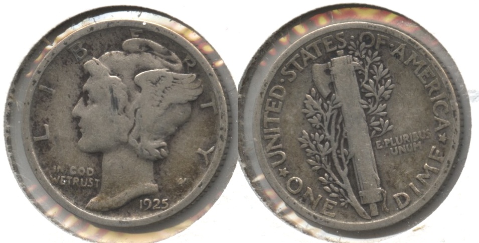 1925 Mercury Dime Good-4 #x