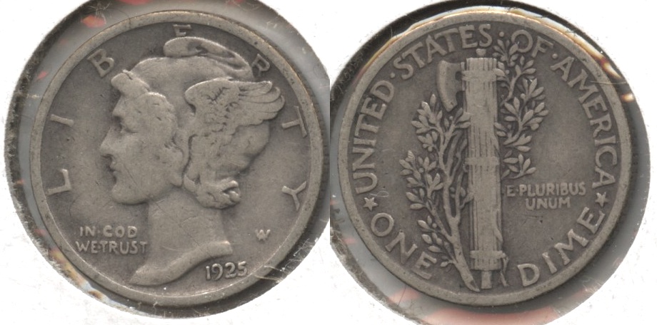 1925 Mercury Dime VG-8 #h