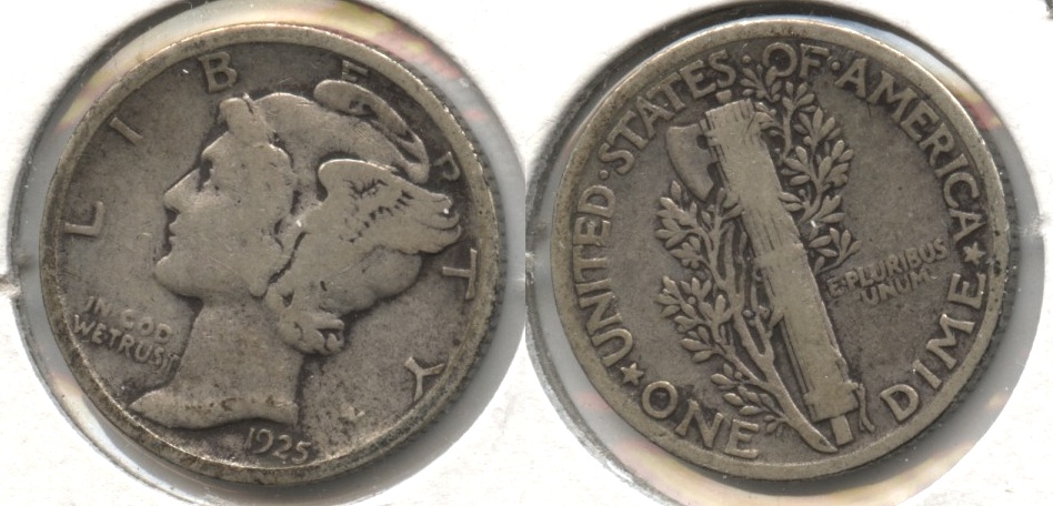 1925 Mercury Dime VG-8 #k