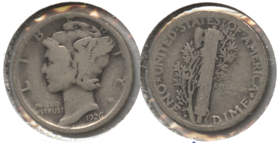 1926-D Mercury Dime Good-4