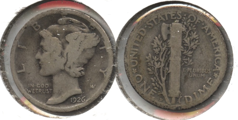 1926-D Mercury Dime Good-4 #b