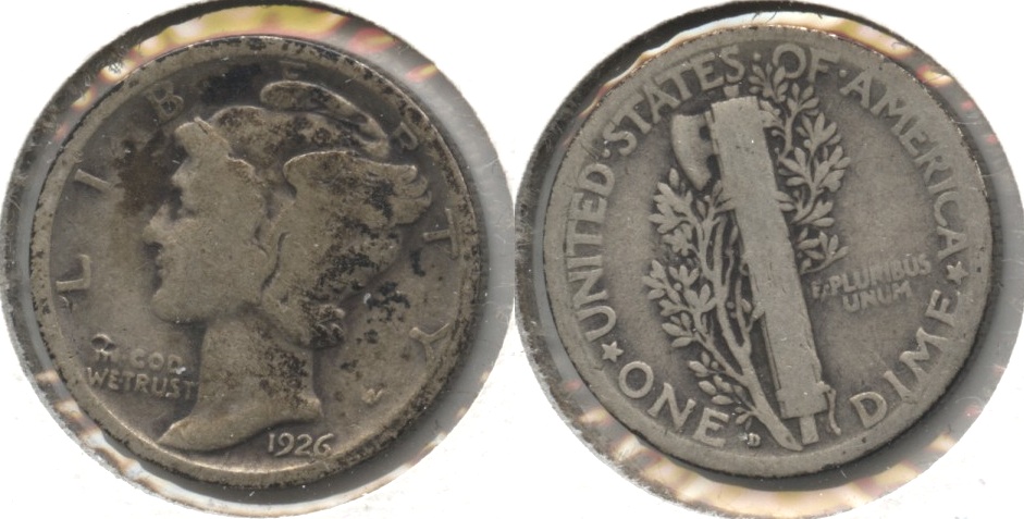1926-D Mercury Dime Good-4 #f