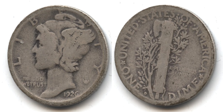 1926-D Mercury Dime Good-4 #i