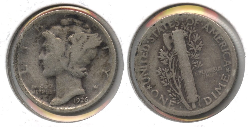 1926-D Mercury Dime Good-4 #m