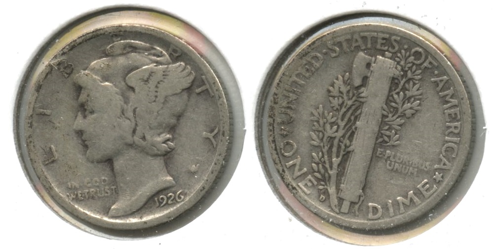 1926-D Mercury Dime VG-8 #l