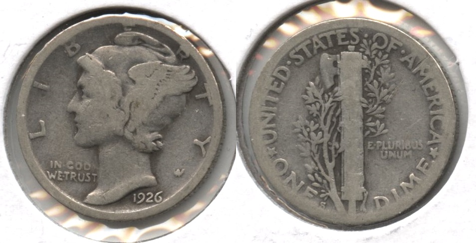 1926-S Mercury Dime AG-3 #a