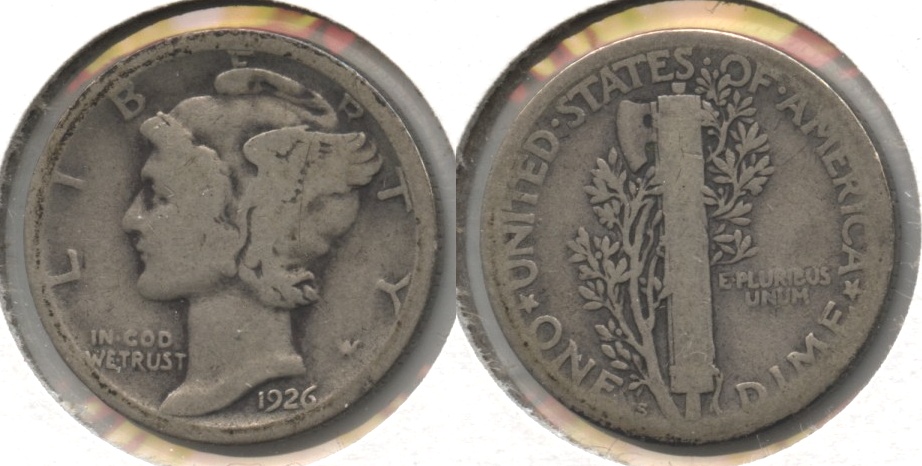 1926-S Mercury Dime Good-4