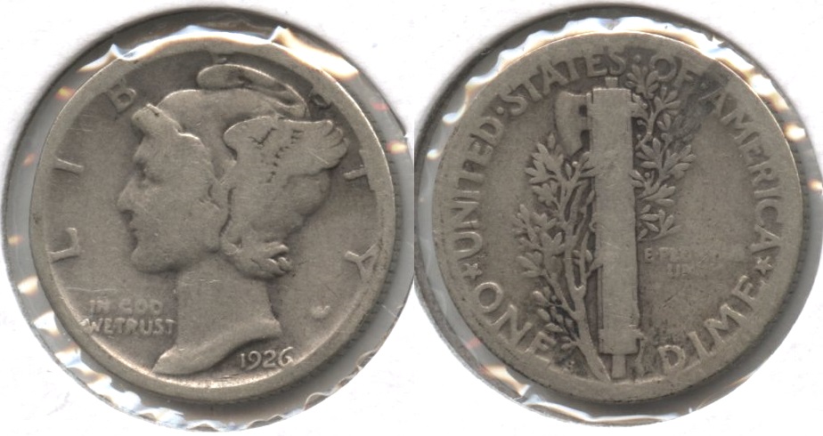1926-S Mercury Dime Good-4 #b