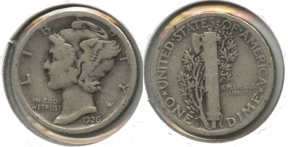 1926-S Mercury Dime Good-4 #d