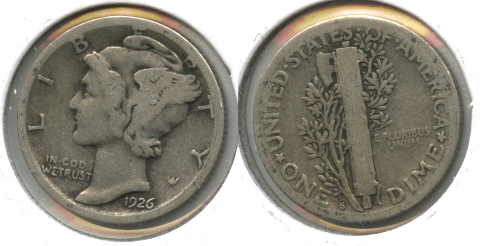 1926-S Mercury Dime Good-4 #g