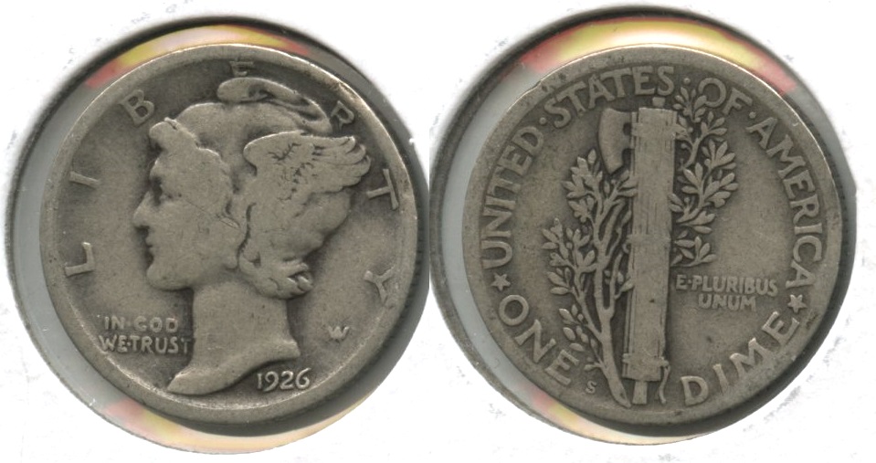1926-S Mercury Dime Good-4 #h