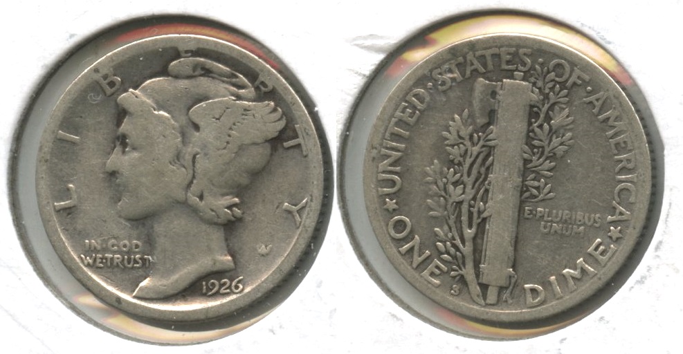 1926-S Mercury Dime Good-4 #k