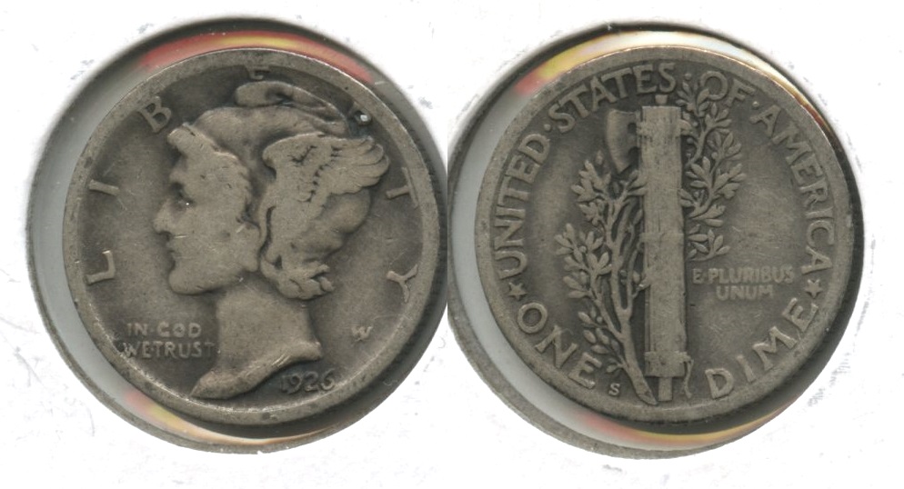 1926-S Mercury Dime VG-8 #a