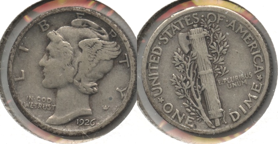 1926 Mercury Dime Fine-12 #i