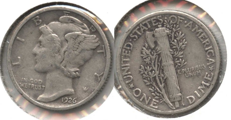 1926 Mercury Dime Fine-15