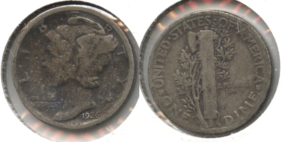 1926 Mercury Dime Good-4 #b