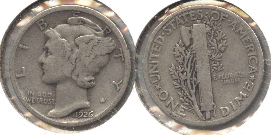 1926 Mercury Dime Good-4 #g
