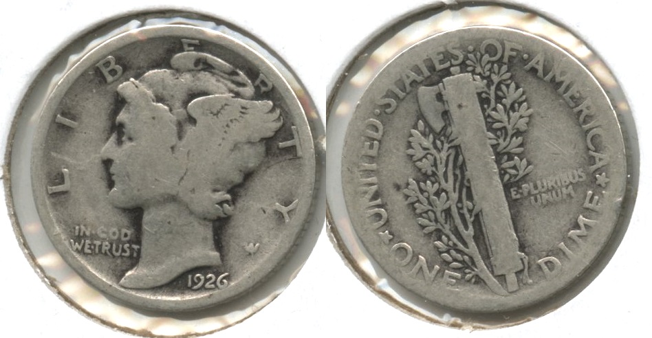 1926 Mercury Dime Good-4 #l