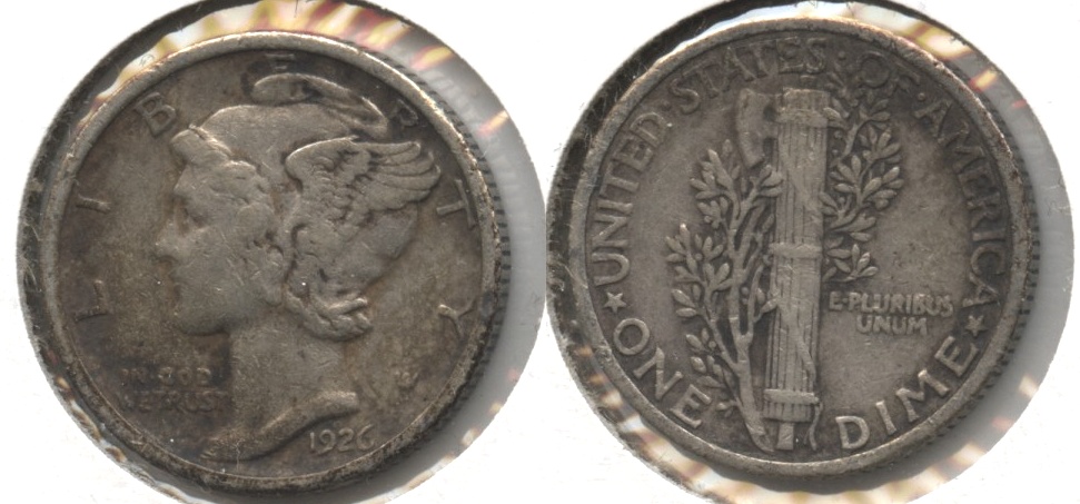 1926 Mercury Dime VF-20 #a