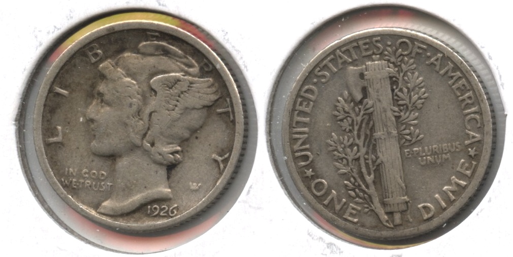 1926 Mercury Dime VF-20 #aa