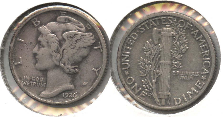 1926 Mercury Dime VF-20 #q