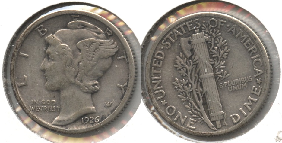 1926 Mercury Dime VF-20 #s