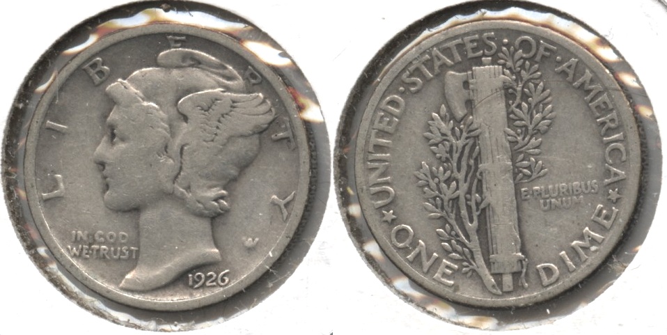1926 Mercury Dime VG-8 #a