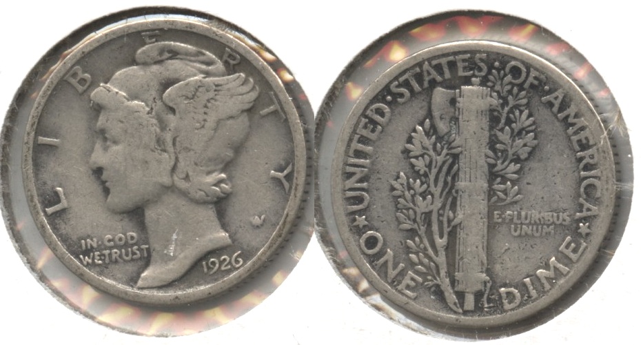 1926 Mercury Dime VG-8 #d