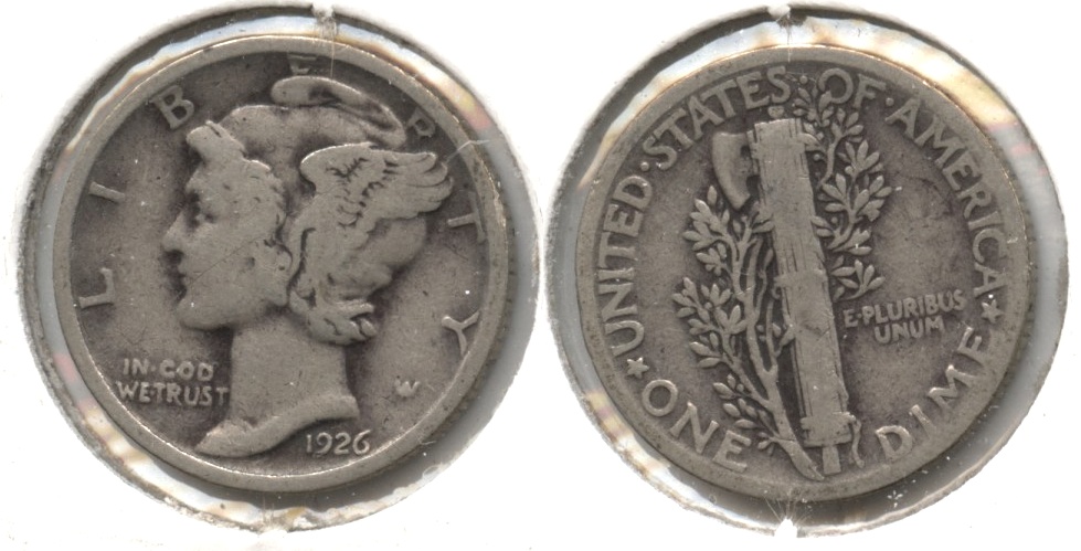 1926 Mercury Dime VG-8 #h
