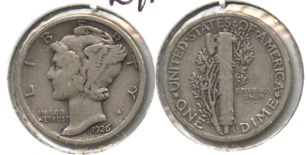 1926 Mercury Dime VG-8 #i