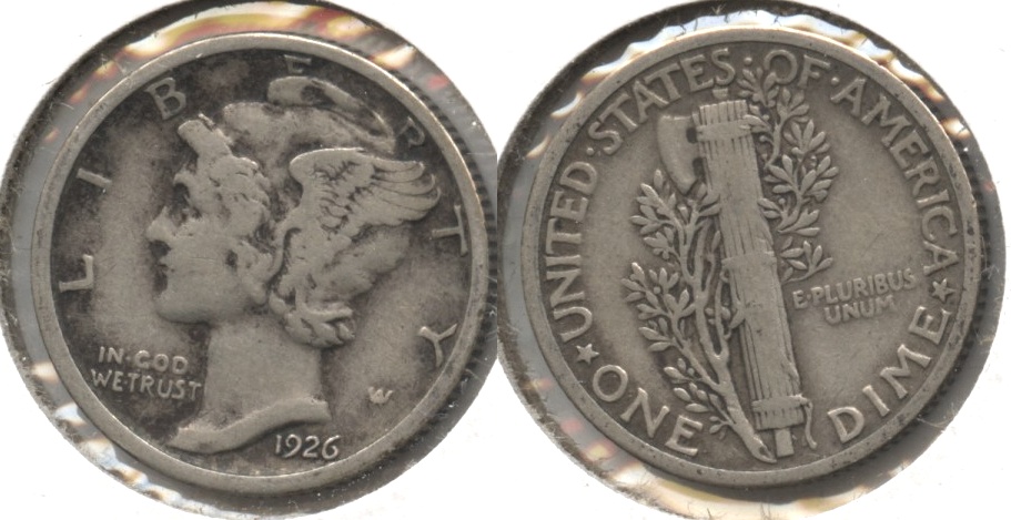 1926 Mercury Dime VG-8 #l