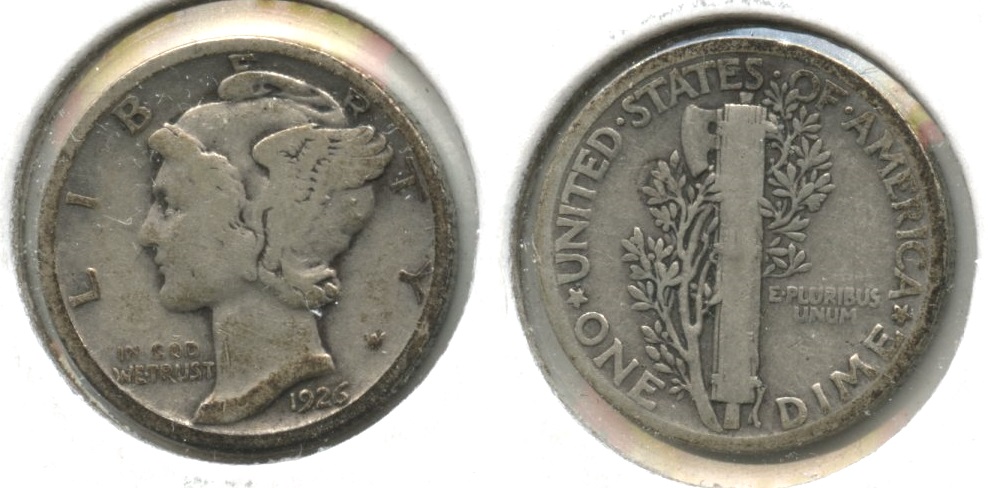 1926 Mercury Dime VG-8 #q