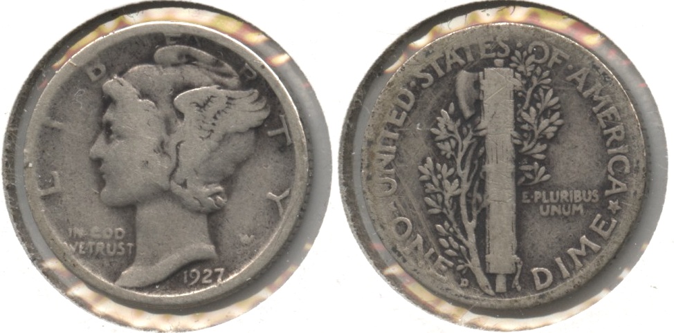 1927-D Mercury Dime AG-3