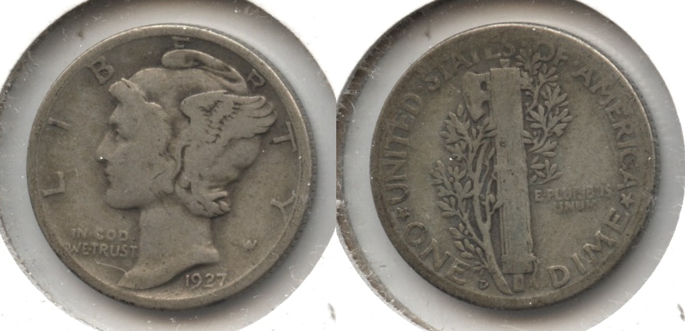 1927-D Mercury Dime VG-8 #d