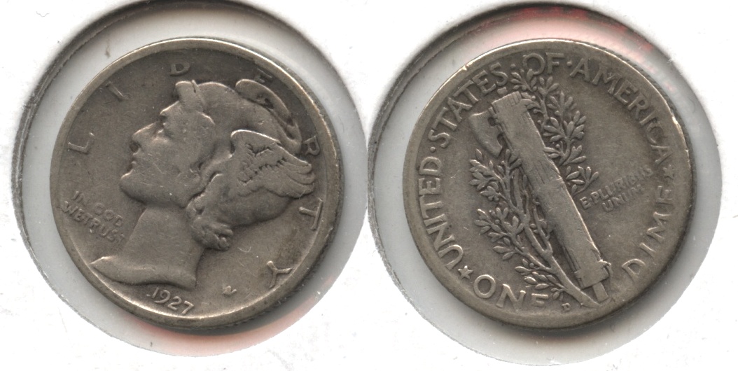 1927-D Mercury Dime VG-8 #e