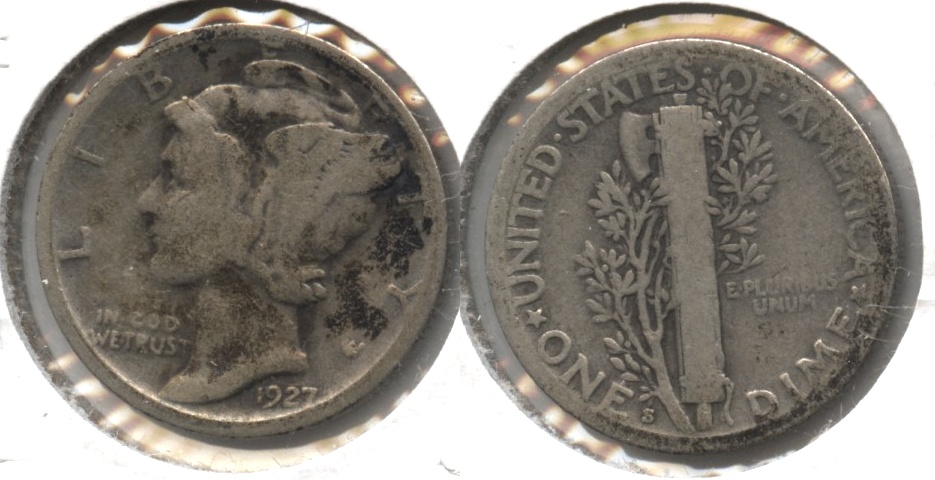 1927-S Mercury Dime Good-4 #a