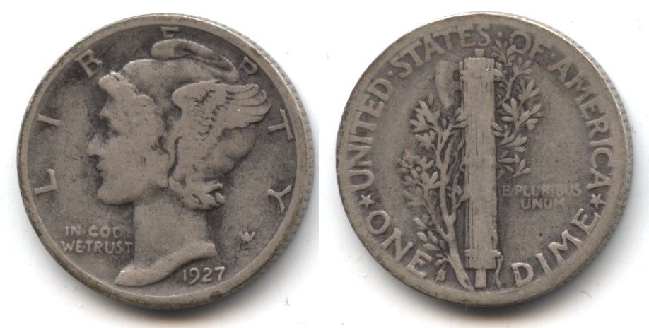 1927-S Mercury Dime Good-4 #l