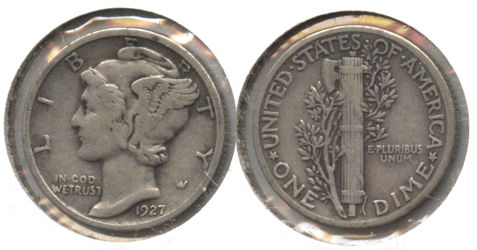 1927 Mercury Dime Fine-12 #c