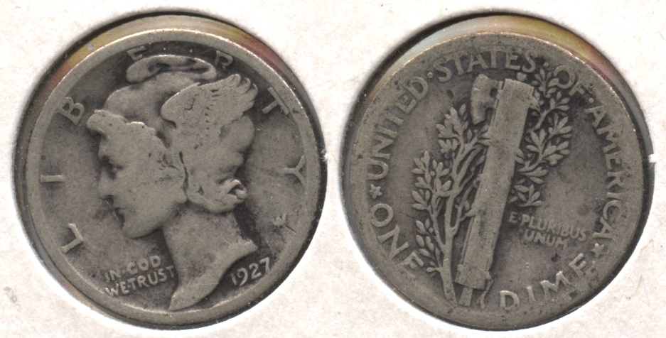 1927 Mercury Dime Good-4 #a