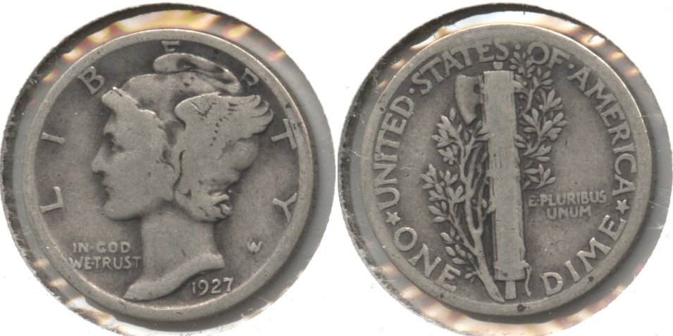 1927 Mercury Dime Good-4 #f