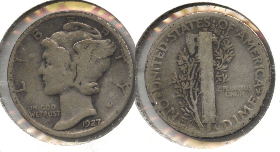 1927 Mercury Dime Good-4 #j