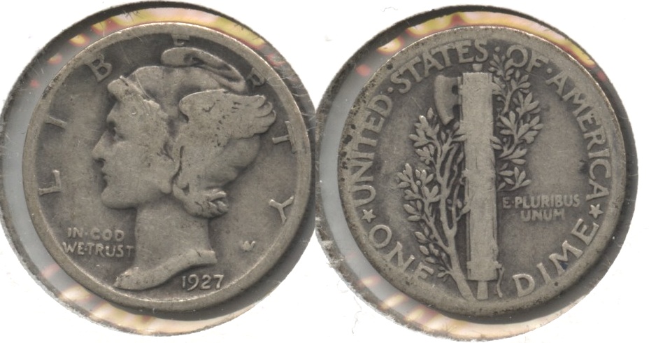 1927 Mercury Dime Good-4 #l