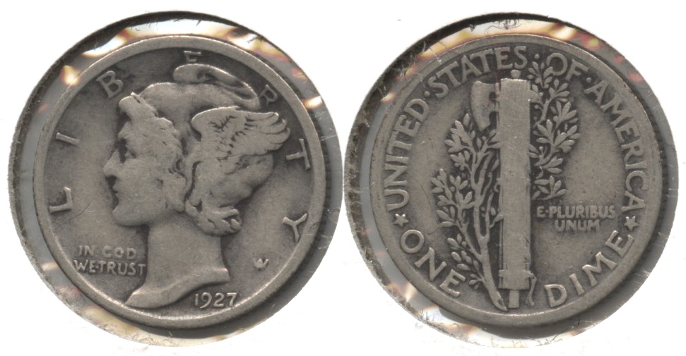 1927 Mercury Dime Good-4 #n