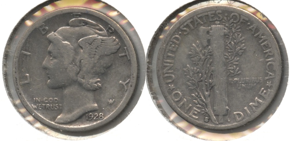 1928-S Mercury Dime Good-4 #i