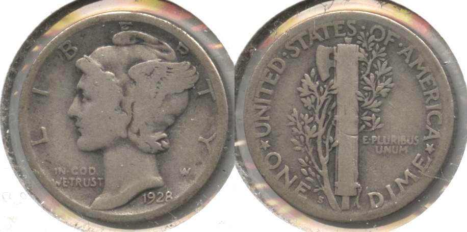 1928-S Mercury Dime Good-4 #l