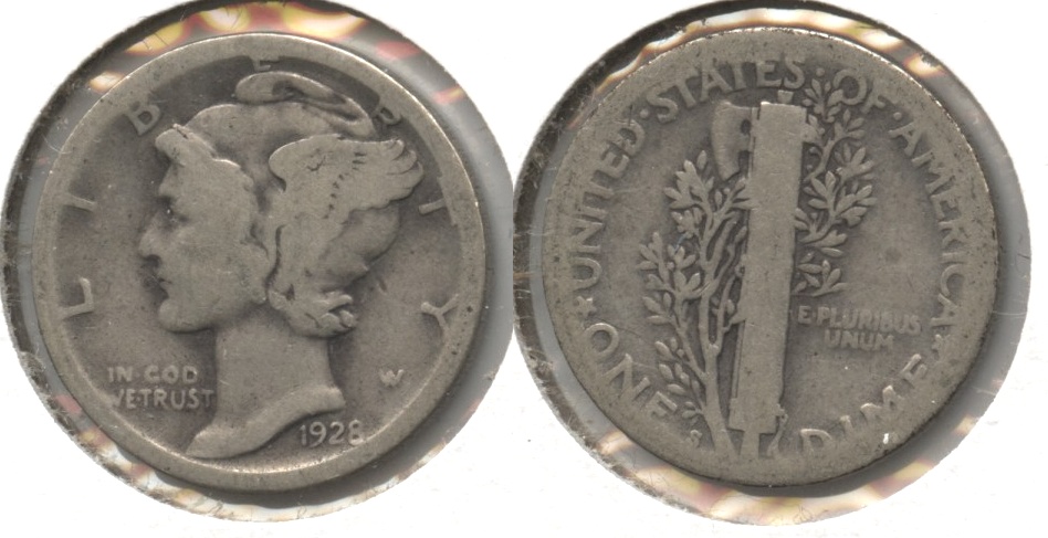1928-S Mercury Dime Good-4 #o