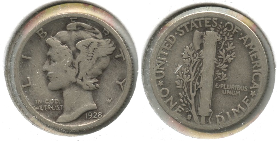 1928-S Mercury Dime Good-4 #s