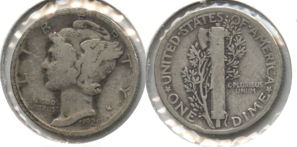 1928 Mercury Dime Good-4 #c