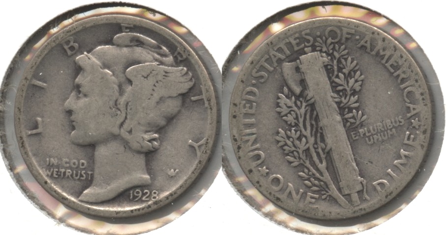 1928 Mercury Dime Good-4 #o